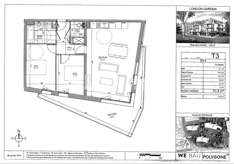 Location appartement à Lille