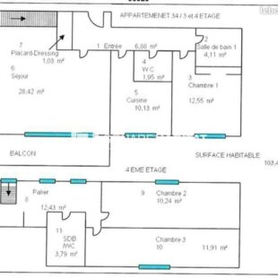 Location appartement à Marcq-En-Barœul