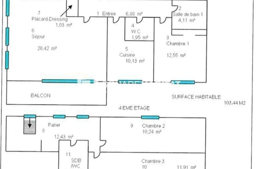 Location appartement à Marcq-En-Barœul