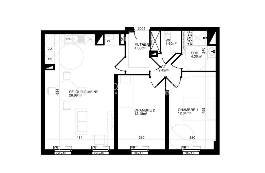 Location appartement à Lille