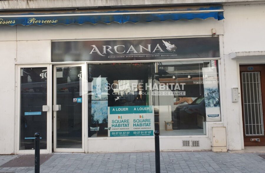 Location boutique à Valenciennes