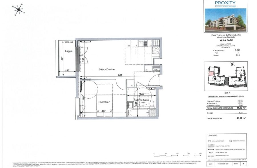 Location appartement à Loos