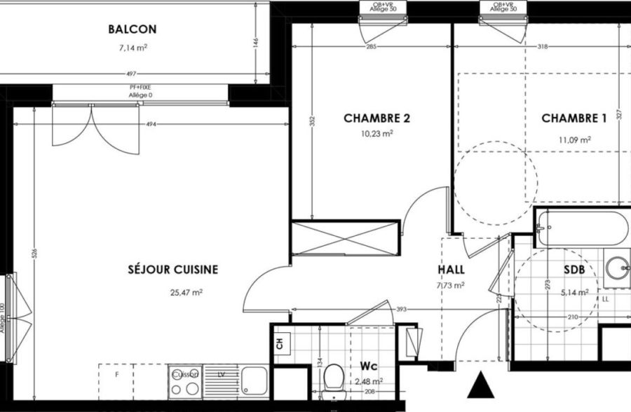 Location appartement à Saint-André-Lez-Lille