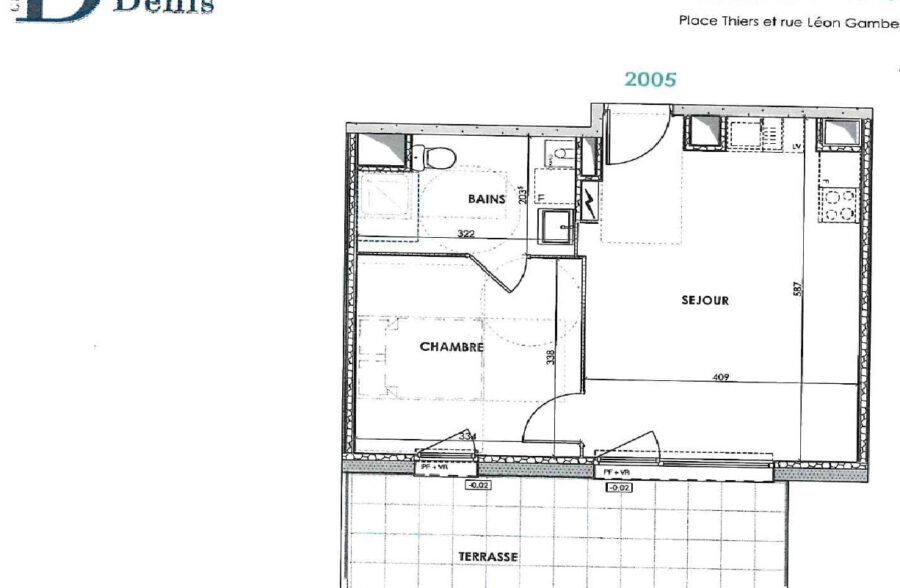 Location appartement à Loos