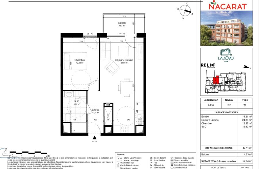 Location appartement à Loos