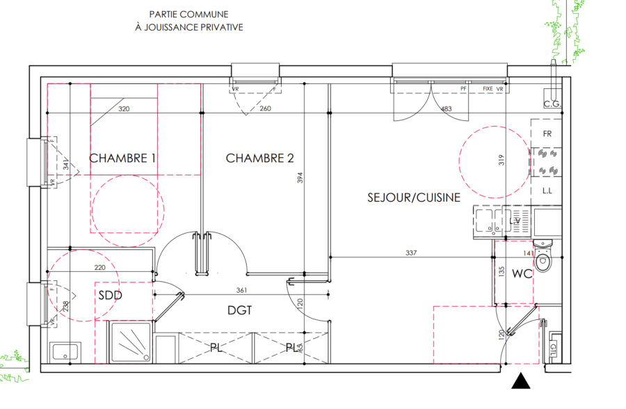 Location appartement à Willems