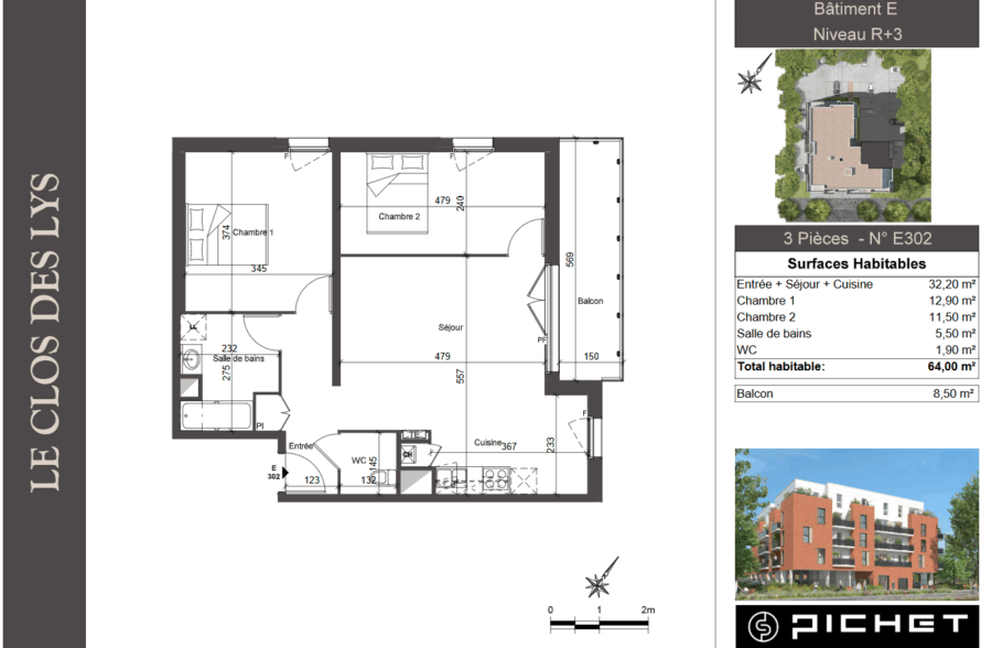 Location appartement à Armentières