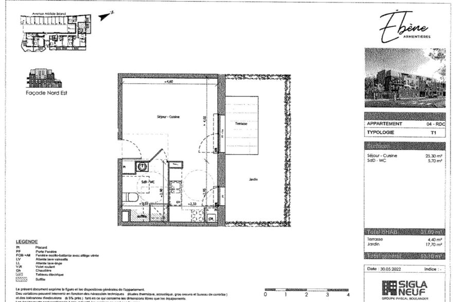 Location appartement à Armentières