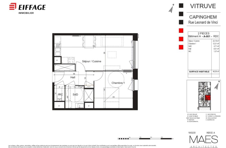Location appartement à Capinghem