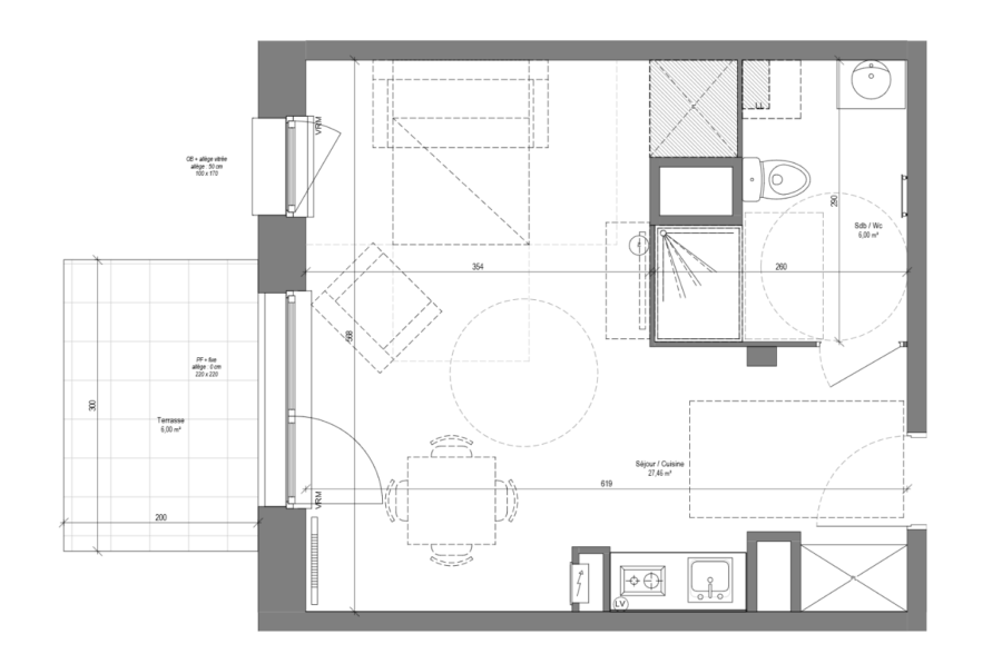 Location appartement à Croix