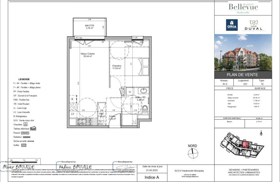 Location appartement à Haubourdin