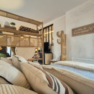 Appartement  2 pièces 54 m2 coin cabine meublé