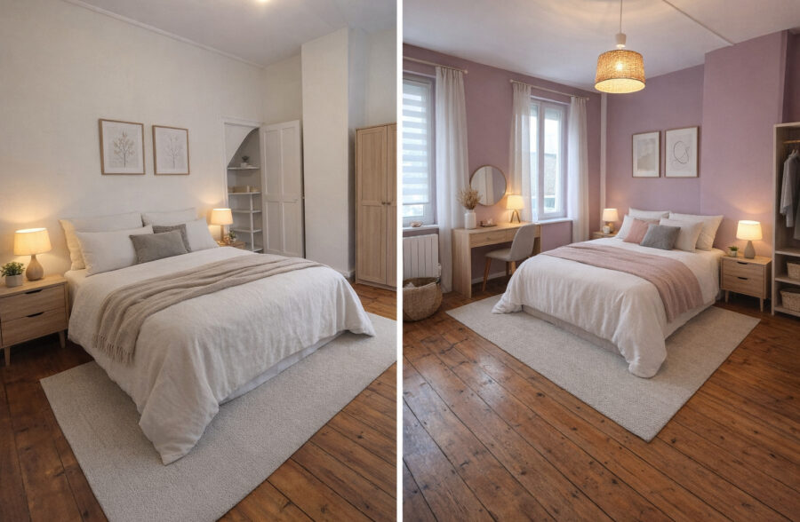 Maison Houplines  bourg avec 4 chambres