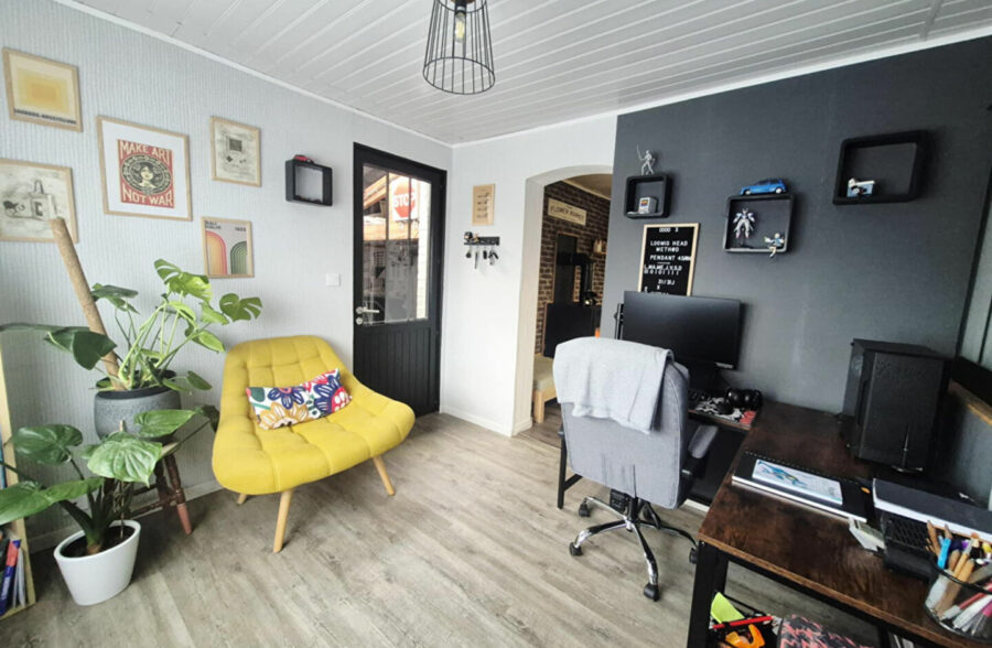 Maison Lapugnoy 3 chambres 1 bureau jardin garage