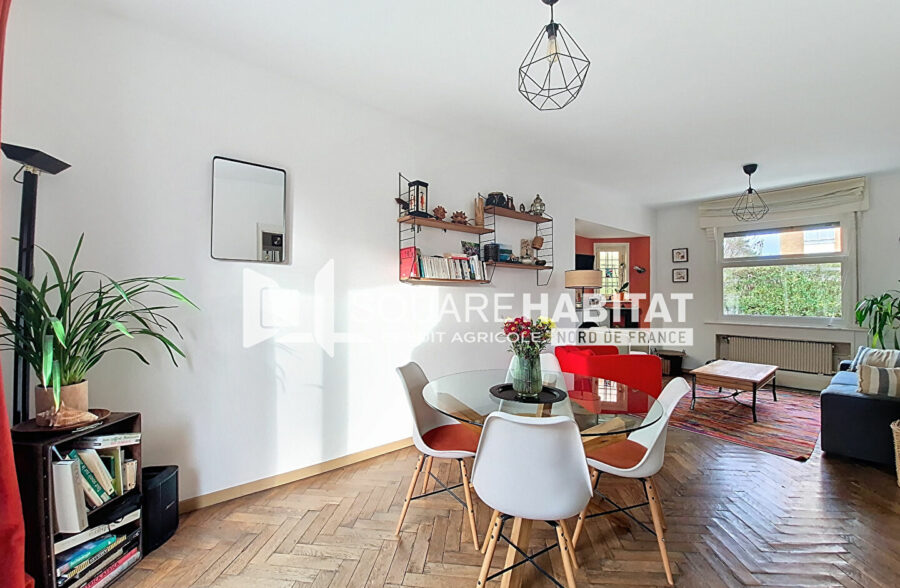 FACHES THUMESNIL – MAISON INDIVIDUELLE – 4 CHAMBRES – CACHET – DOUBLE GARAGE – JARDIN