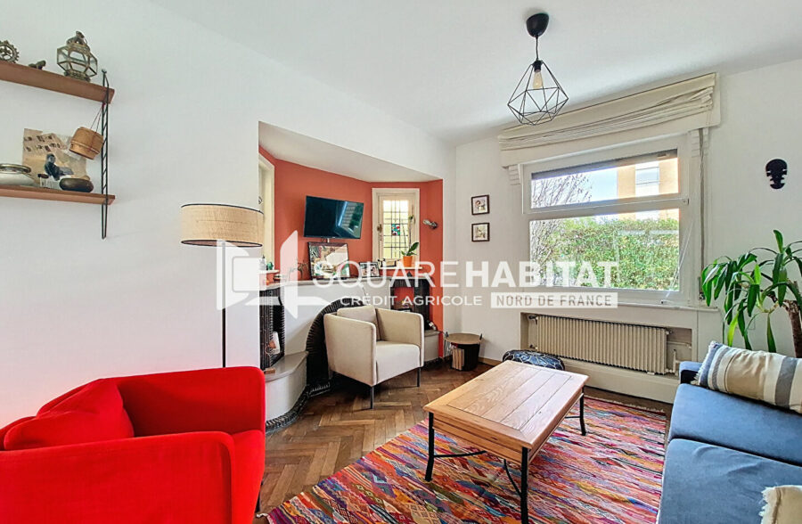 FACHES THUMESNIL – MAISON INDIVIDUELLE – 4 CHAMBRES – CACHET – DOUBLE GARAGE – JARDIN