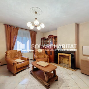 EXCLUSIVITÉ SQUARE HABITAT : MAISON A RENOVER – BEAU POTENTIEL – 2 CHAMBRES POSSIBILITE D’UNE TROISIEME EN RDC – GARAGE – JARDIN AVANT – MAIRIE DE FACHES-THUMESNIL