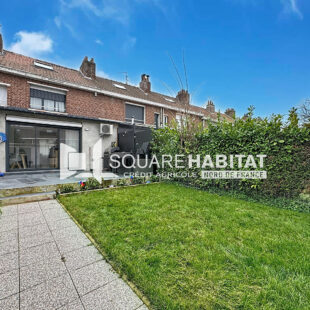 EXCLUSIVITÉ SQUARE HABITAT : MAISON BATIR RENOVEE – 3 CHAMBRES – JARDIN – GARAGE – MAIRIE DE FACHES-THUMESNIL