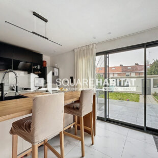 EXCLUSIVITÉ SQUARE HABITAT : MAISON BATIR RENOVEE – 3 CHAMBRES – JARDIN – GARAGE – MAIRIE DE FACHES-THUMESNIL