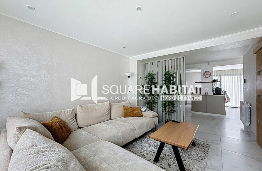 EXCLUSIVITÉ SQUARE HABITAT : MAISON BATIR RENOVEE – 3 CHAMBRES – JARDIN – GARAGE – MAIRIE DE FACHES-THUMESNIL