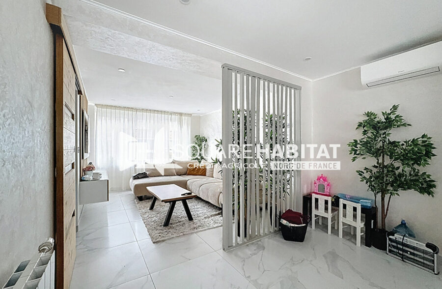 EXCLUSIVITÉ SQUARE HABITAT : MAISON BATIR RENOVEE – 3 CHAMBRES – JARDIN – GARAGE – MAIRIE DE FACHES-THUMESNIL