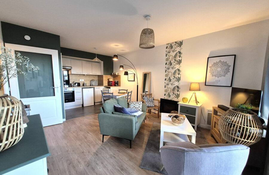 Appartement Saint Andre Lez Lille 2 pièce(s), balcon et parking proximité Citadelle