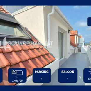 Appartement T2 Cabine Duplex 62.22 m2 Stella Plage