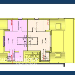 Appartement T2 Cabine Duplex 62.22 m2 Stella Plage