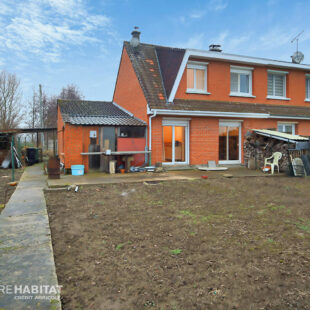 Maison semi individuelle  Isbergues, secteur Molinghem  2 chambres 1bureau jardin garage