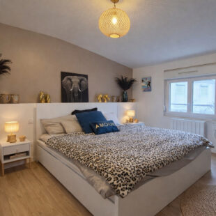 Maison de lotissement 3 chambres – jardin – garage