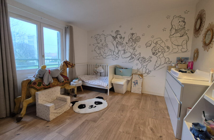 Maison de lotissement 3 chambres – jardin – garage