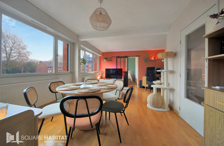 Appartement T2 proximité gare avec place de parking