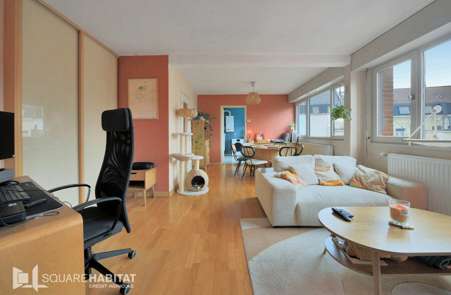 Appartement T2 proximité gare avec place de parking