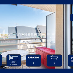 Appartement Studio coin cabine meublé  Stella Plage