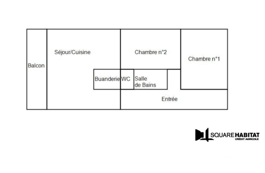 Appartement T3 Lille Saint Maurice secteur gare Lille Europe avec balcon et parking