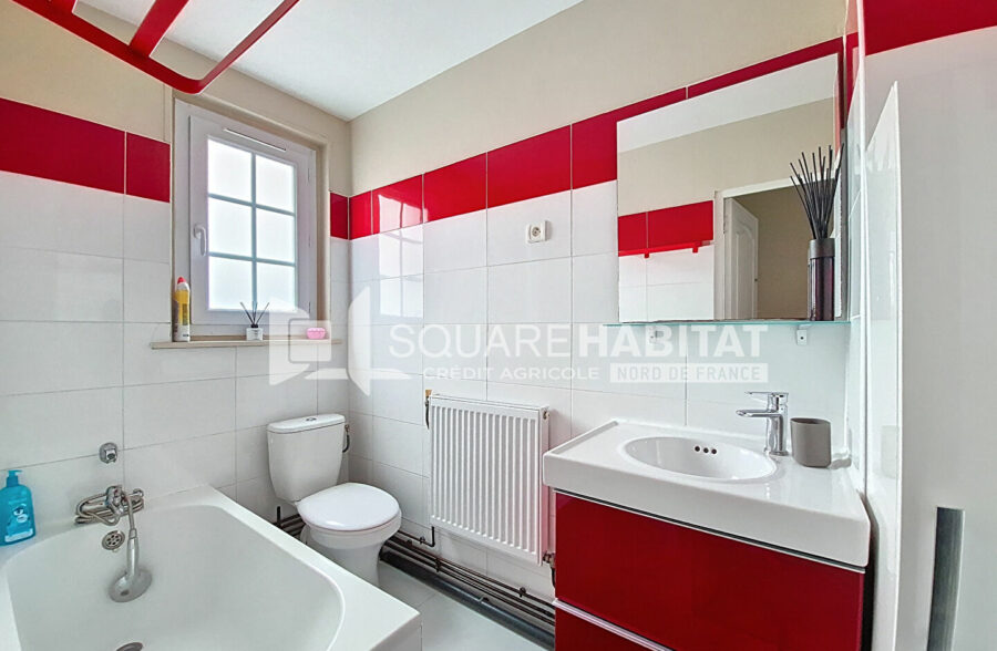 LOOS – MAISON – 3 CHAMBRES – JARDIN – PAS DE TRAVAUX – GARAGE