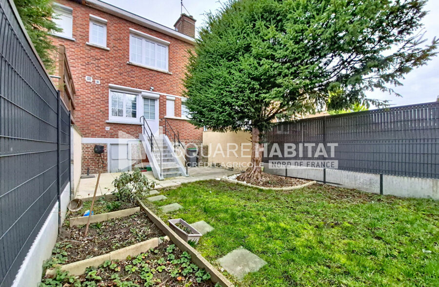 LOOS – MAISON – 3 CHAMBRES – JARDIN – PAS DE TRAVAUX – GARAGE