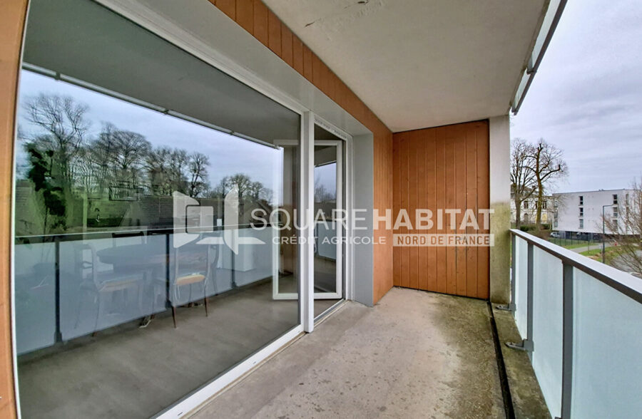 LOOS – APPARTEMENT – 2 CHAMBRES – BALCON – PARKING