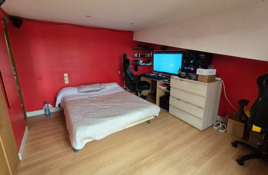 Croix, maison semi-individuelle, 4 chambres, 2 terrasses, garage 2 voitures + parking