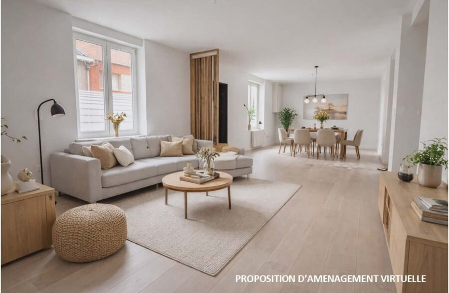 Wingles  Charmante maison de caractère -144 m² entièrement rénovée