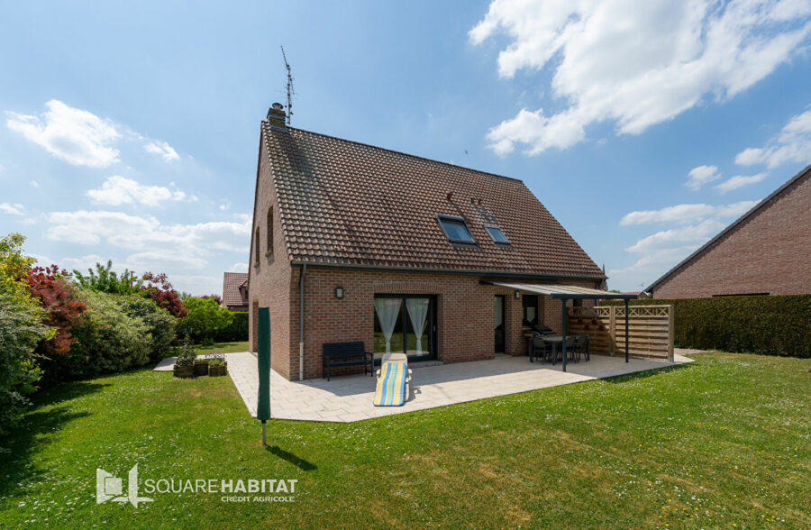 Individuelle 4 chambres + bureau sur Mérignies