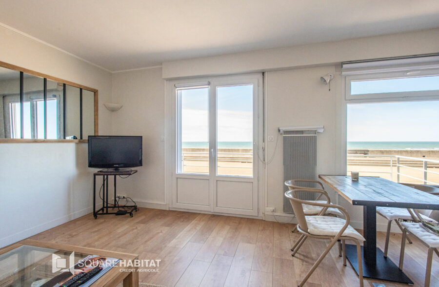 APPARTEMENT WISSANT- FRONT DE MER – 1 CHAMBRE – PLACE DE PARKING PRIVEE –  TERRASSE &nbsp;Sous offre&nbsp;