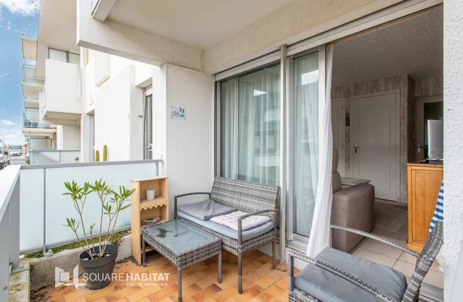 Merlimont-Plage : charmant 2 pièces en résidence recherchée proche plage.