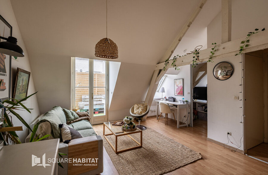 VIEUX-LILLE / HYPERCENTRE : CHARMANT T2 AVEC EXTERIEUR