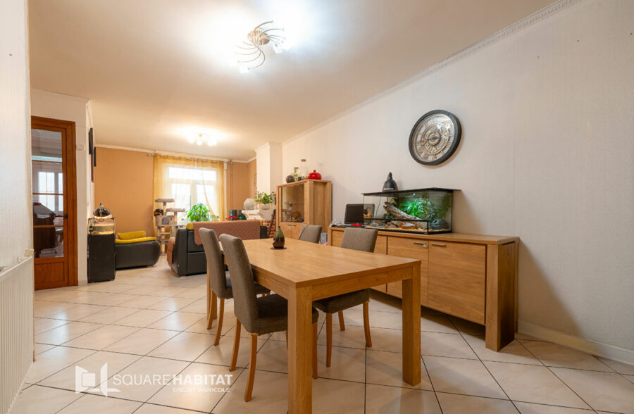 Maison de ville 3 chambres – bureau et jardin