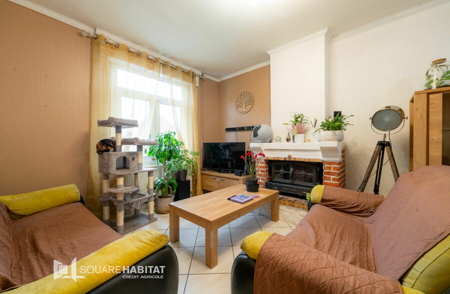 Maison de ville 3 chambres – bureau et jardin