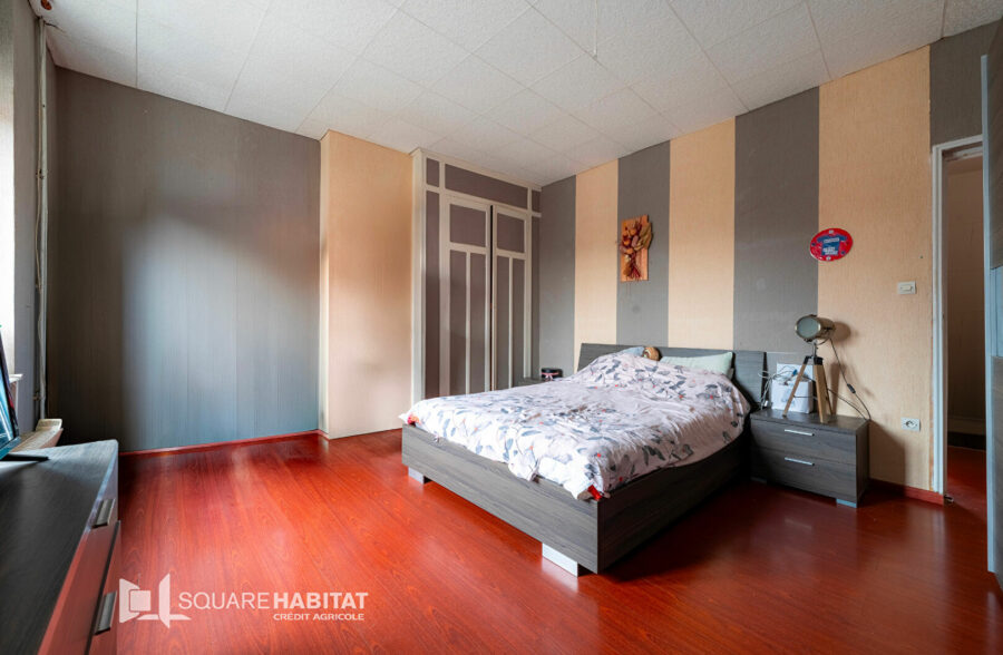 Maison de ville 3 chambres – bureau et jardin