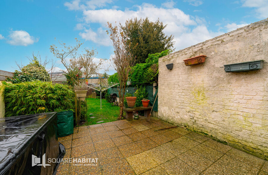 Maison de ville 3 chambres – bureau et jardin