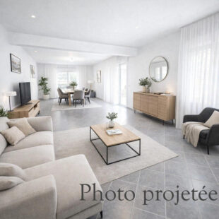 Pavillon individuel semi plain pieds