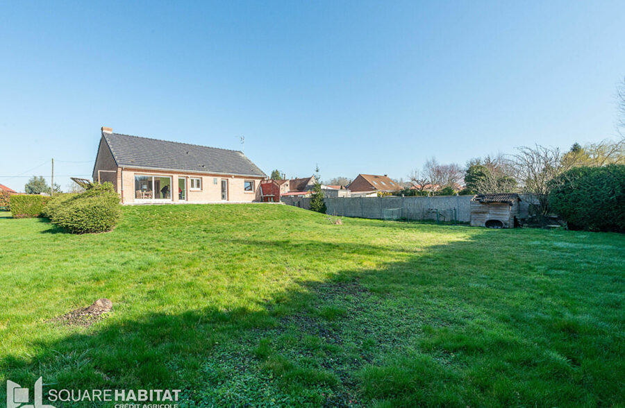 Maison plain pied + sous-sol complet